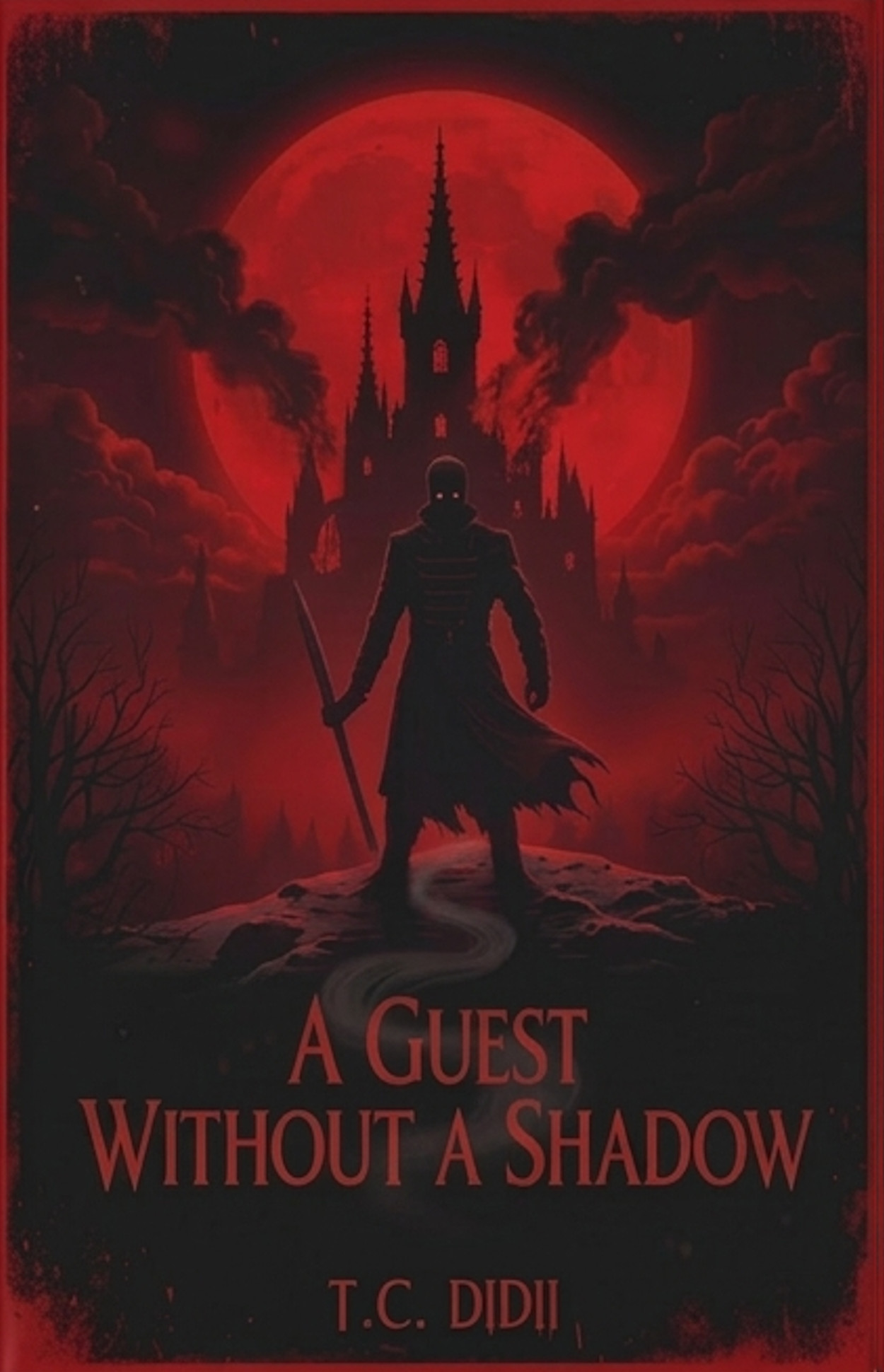 A Guest Without a Shadow — book cover by T.C. Didii